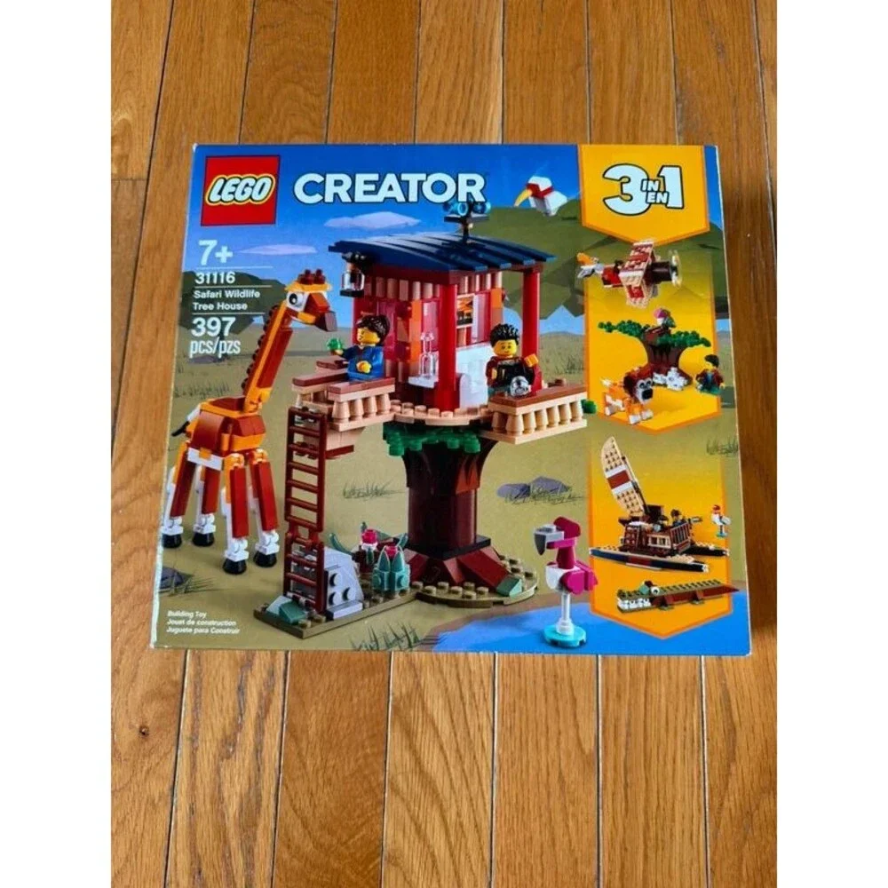 2 Lego Creator Sets 31116 Safari TreeHouse 31058 Mighty Dinosaurs